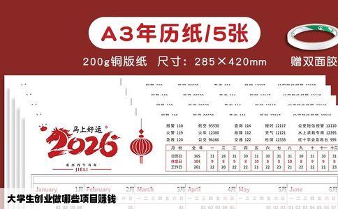 大学生创业做哪些项目赚钱