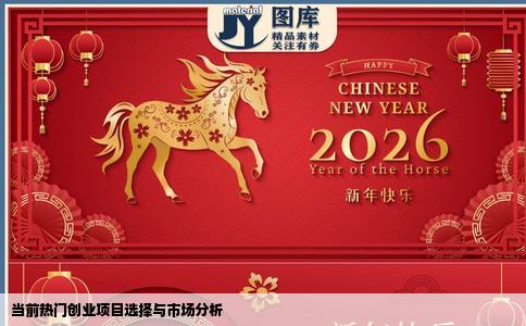 当前热门创业项目选择与市场分析