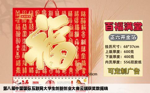 第八届中国国际互联网大学生创新创业大赛云端获奖数揭晓