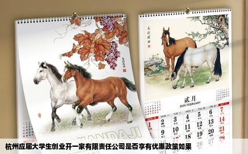 杭州应届大学生创业开一家有限责任公司是否享有优惠政策如果