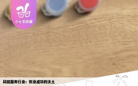 科技服务行业：创业成功的沃土