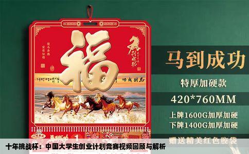 十年挑战杯：中国大学生创业计划竞赛视频回顾与解析