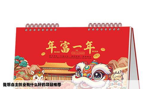 我想自主创业有什么好的项目推荐