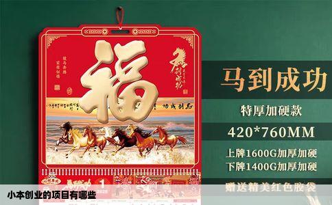 小本创业的项目有哪些