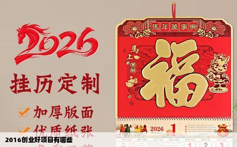 2016创业好项目有哪些