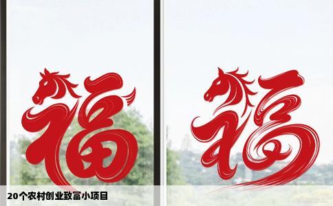 20个农村创业致富小项目