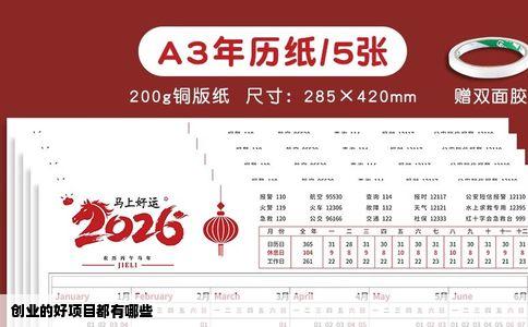 创业的好项目都有哪些