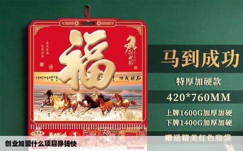 创业加盟什么项目挣钱快