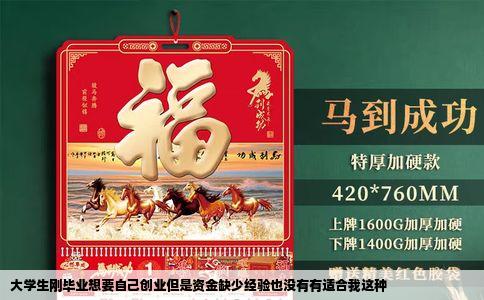 大学生刚毕业想要自己创业但是资金缺少经验也没有有适合我这种