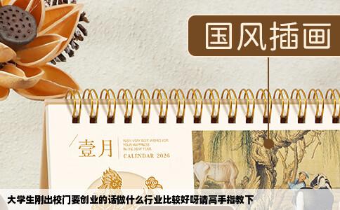 大学生刚出校门要创业的话做什么行业比较好呀请高手指教下