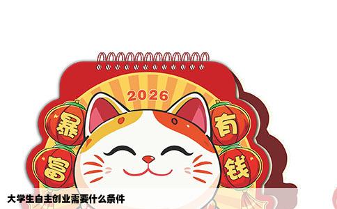 大学生自主创业需要什么条件