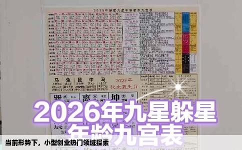 当前形势下，小型创业热门领域探索