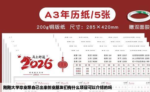 刚刚大学毕业想自己出来创业朋友们有什么项目可以介绍的吗