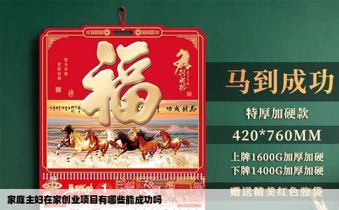 家庭主妇在家创业项目有哪些能成功吗