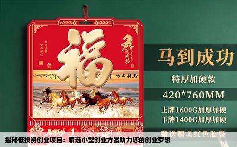 揭秘低投资创业项目：精选小型创业方案助力您的创业梦想