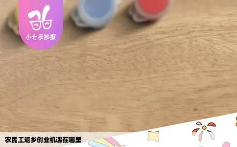 农民工返乡创业机遇在哪里