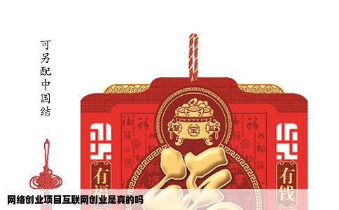 网络创业项目互联网创业是真的吗
