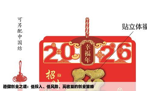 稳健创业之道：低投入、低风险、高收益的创业策略