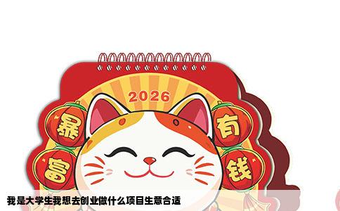 我是大学生我想去创业做什么项目生意合适