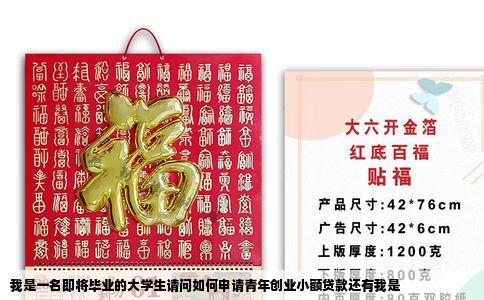 我是一名即将毕业的大学生请问如何申请青年创业小额贷款还有我是