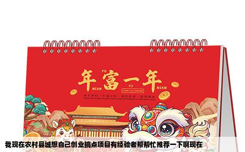 我现在农村县城想自己创业搞点项目有经验者帮帮忙推荐一下啊现在