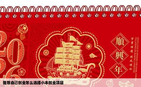 我想自己创业怎么选择小本创业项目