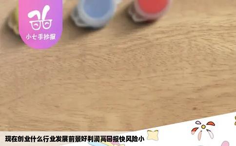 现在创业什么行业发展前景好利润高回报快风险小