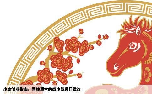 小本创业指南：寻找适合的微小型项目建议