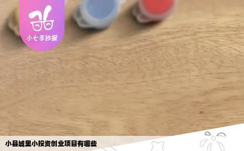 小县城里小投资创业项目有哪些