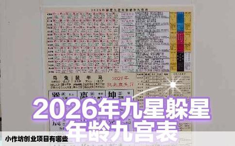 小作坊创业项目有哪些