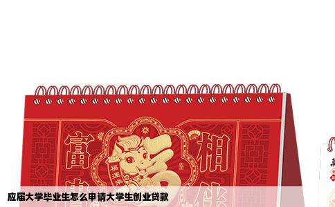 应届大学毕业生怎么申请大学生创业贷款